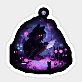 Spellbound Cats Sticker